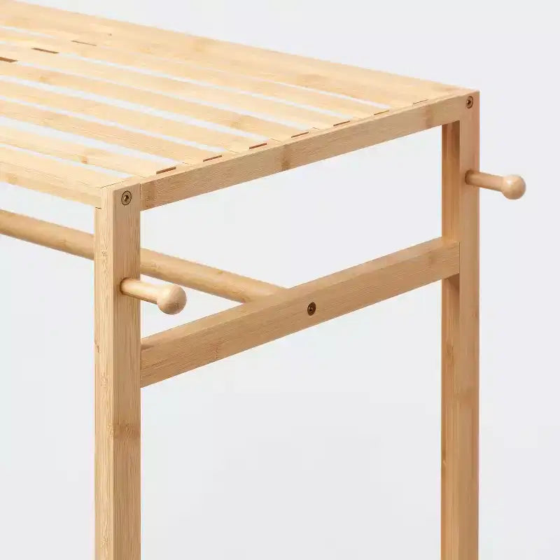 Bamboo Garment Rack with Shelving - Brightroom™