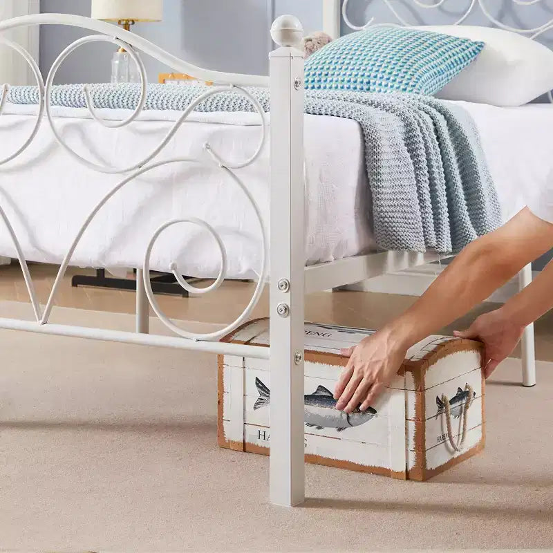 VECELO Bed Frame with Headboard and Footboard