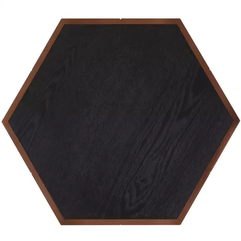 Hexagon Tray Top Accent Table with Storage – Modern Side Table