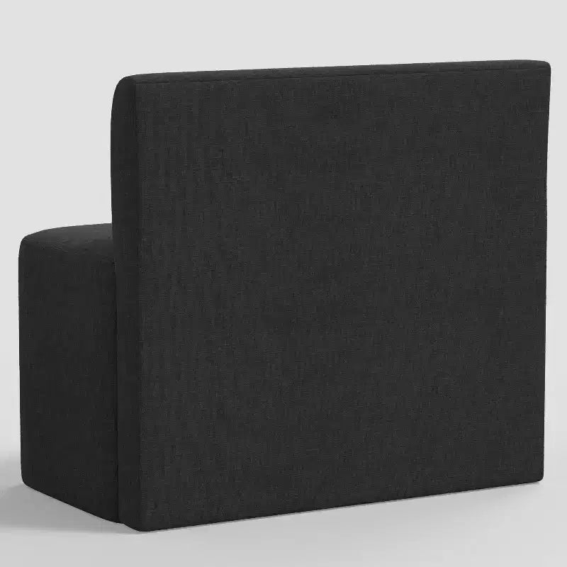 38" Upholstered Dining Banquette Bench – Polyester-Cotton, Seats 2